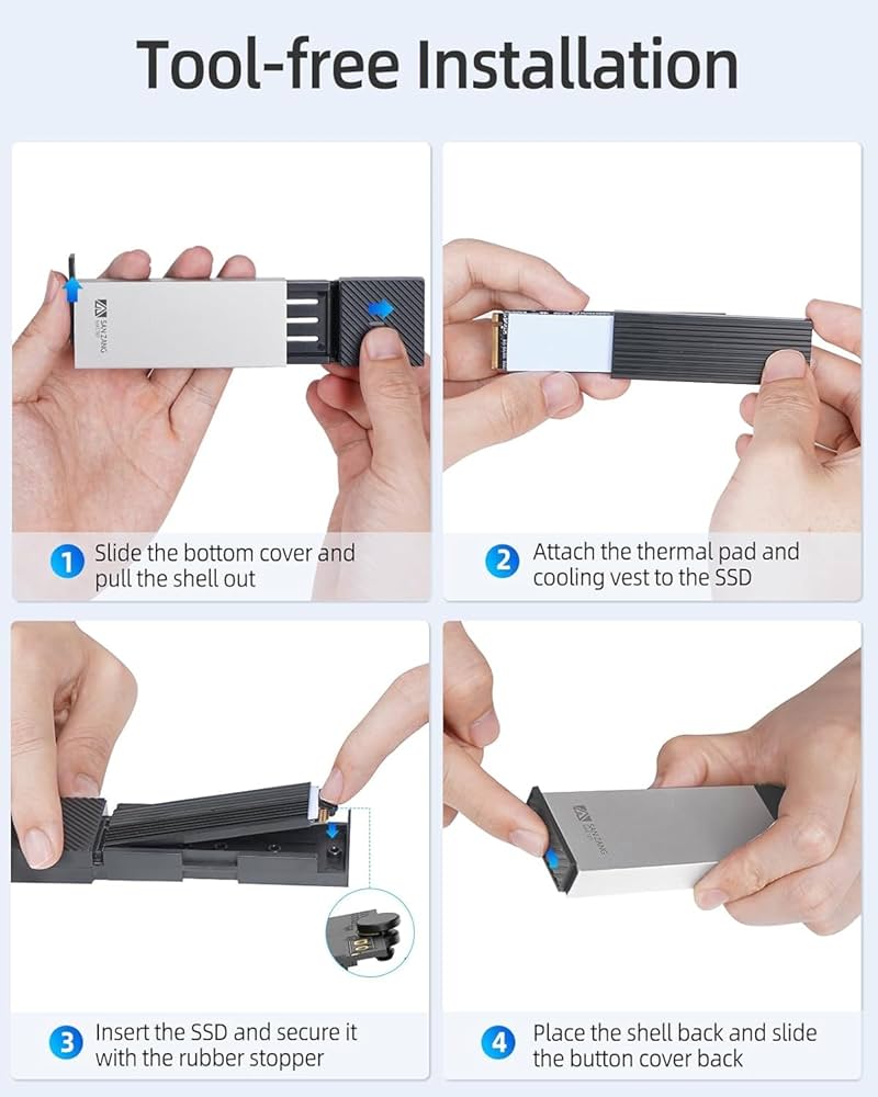 内蔵型SSD SANZANG NVMe M.2 SSD 2TB S5000 Amazon.com: SAN ZANG MASTER 1TB SSD NVMe M.2 PCIe Gen 4x4